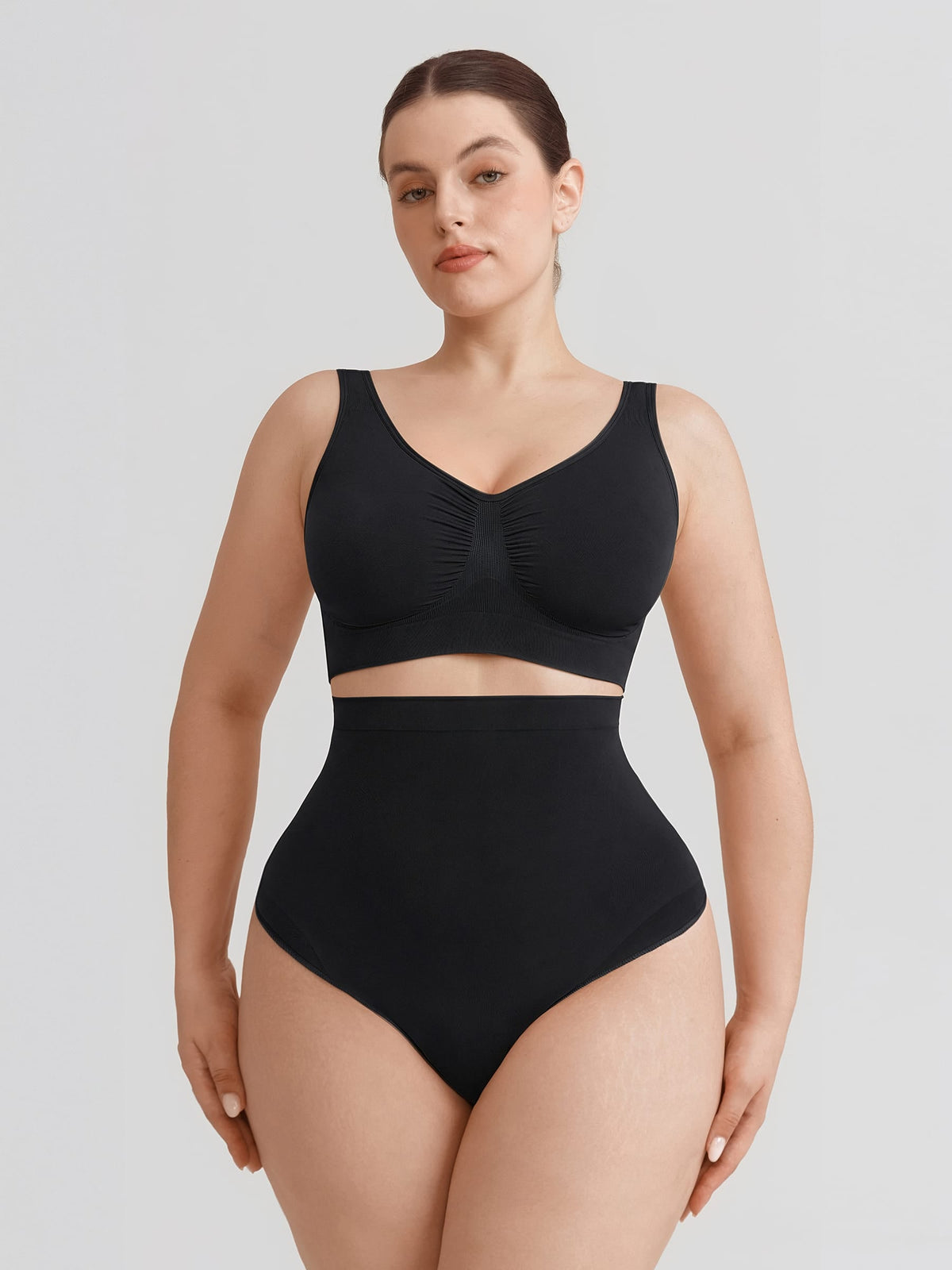 High-Waisted Seamless Tummy Control Shaping Thong