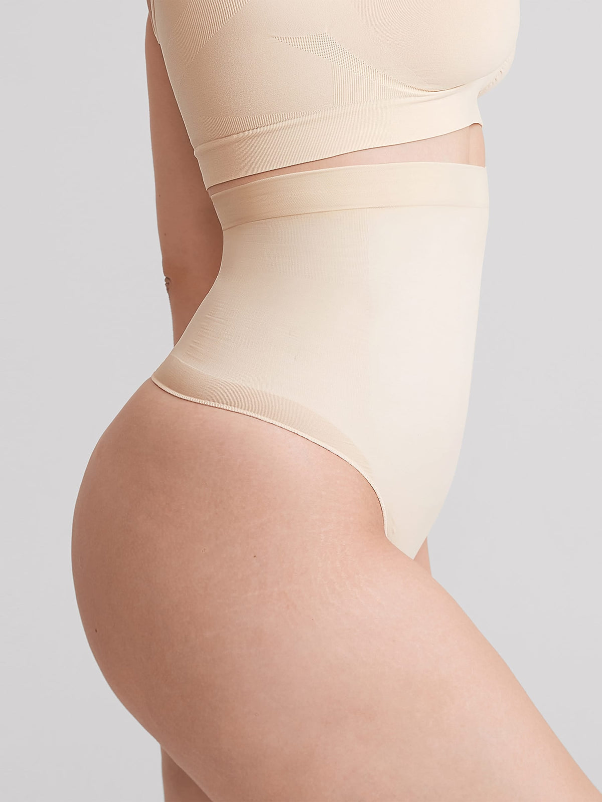 High-Waisted Seamless Tummy Control Shaping Thong