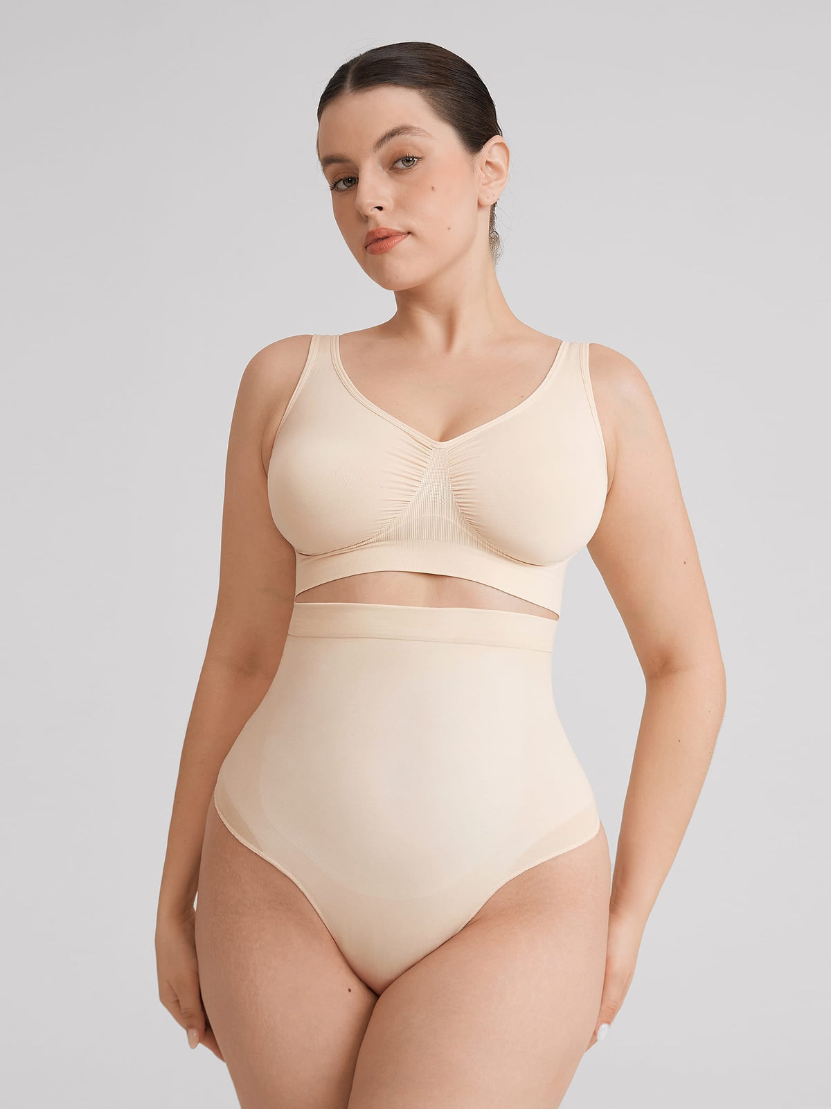 High-Waisted Seamless Tummy Control Shaping Thong