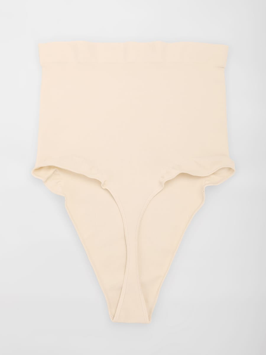 High-Waisted Seamless Tummy Control Shaping Thong