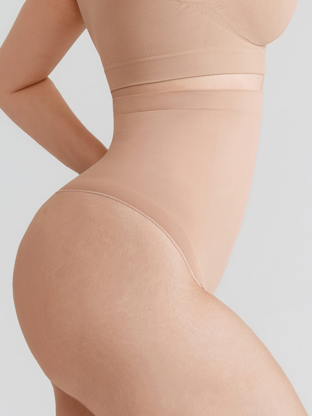 High-Waisted Seamless Tummy Control Shaping Thong