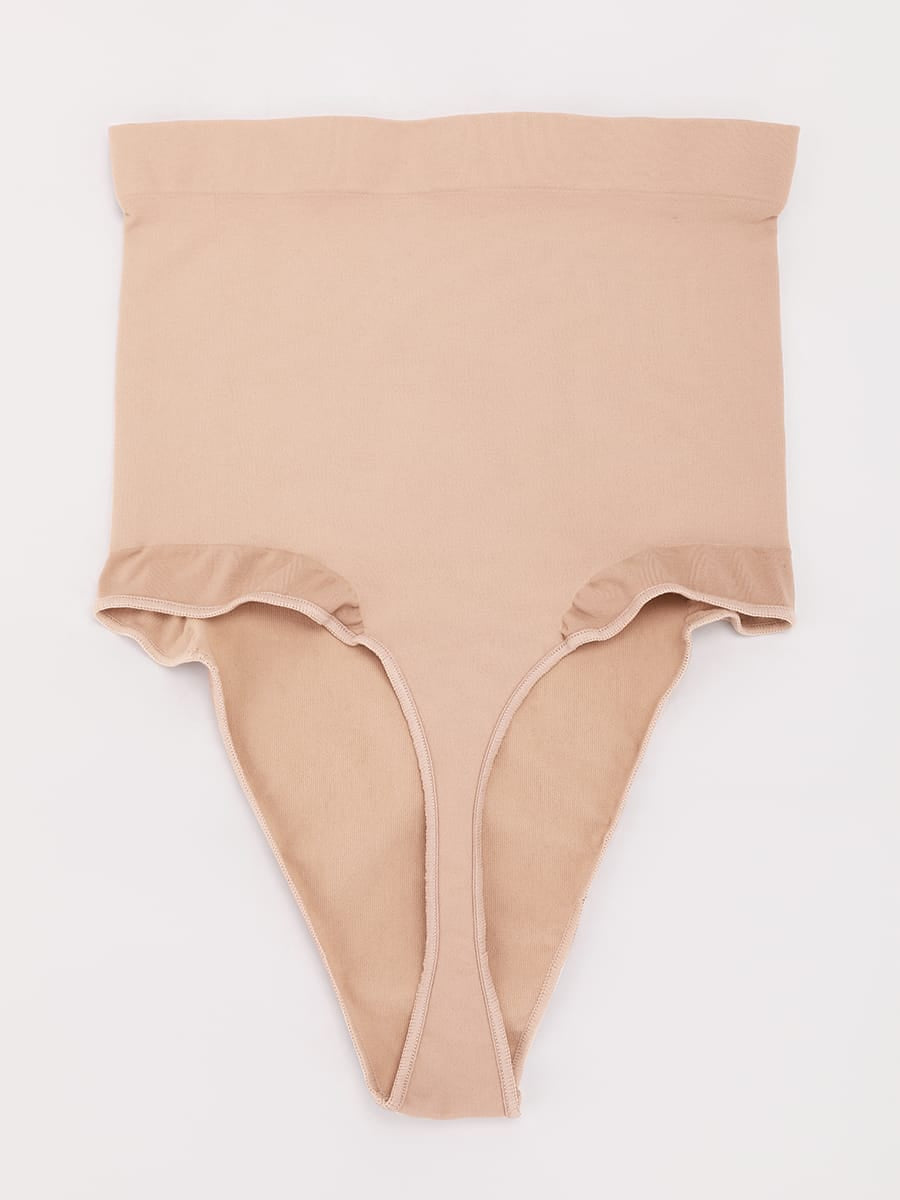 High-Waisted Seamless Tummy Control Shaping Thong