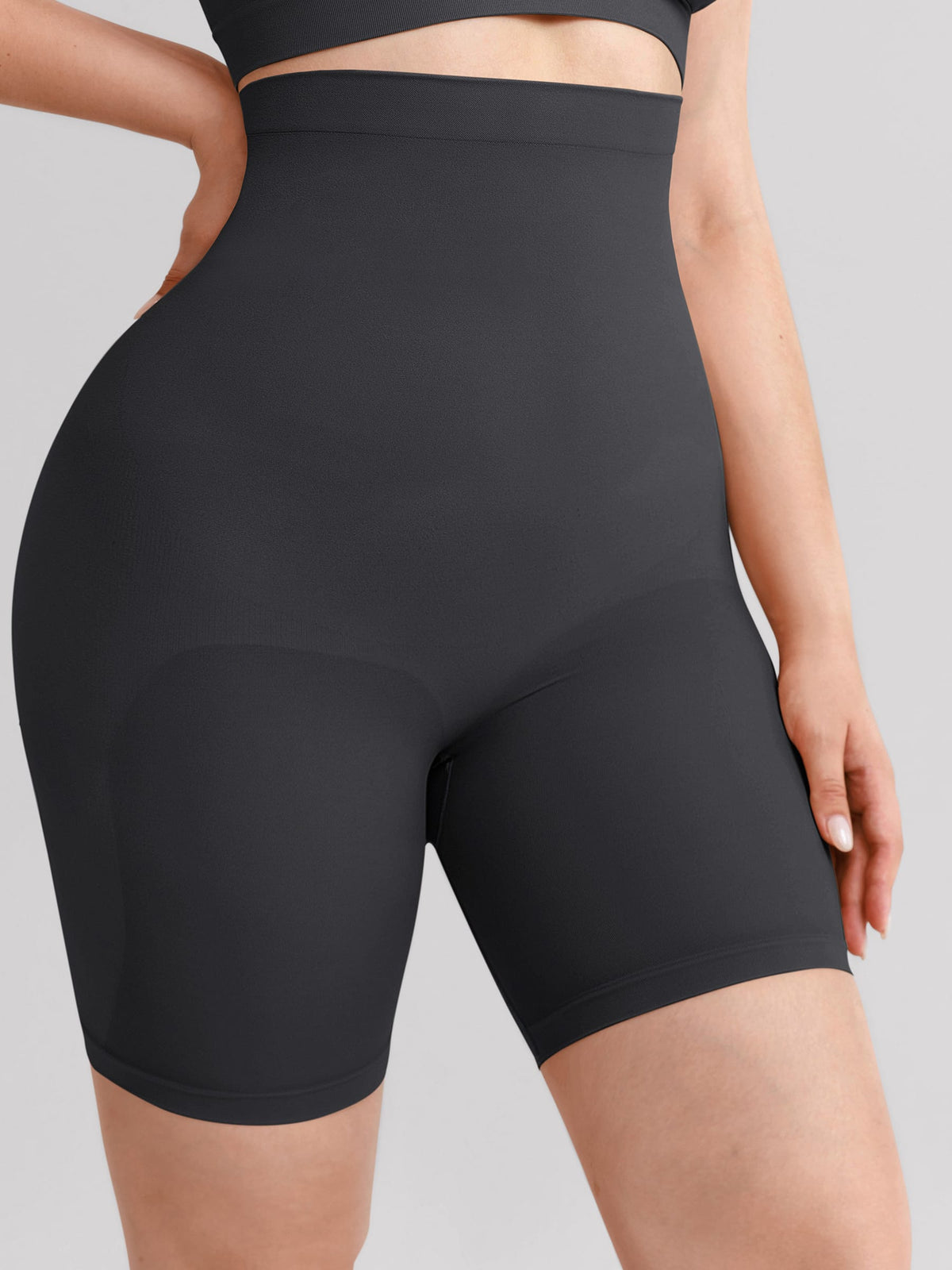 Seamless High-Waisted Tummy Control Shaping Shorts