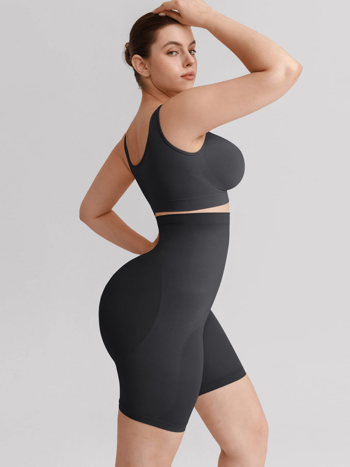Seamless High-Waisted Tummy Control Shaping Shorts