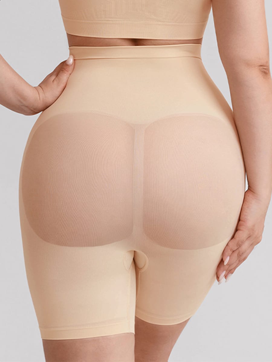 Seamless High-Waisted Tummy Control Shaping Shorts