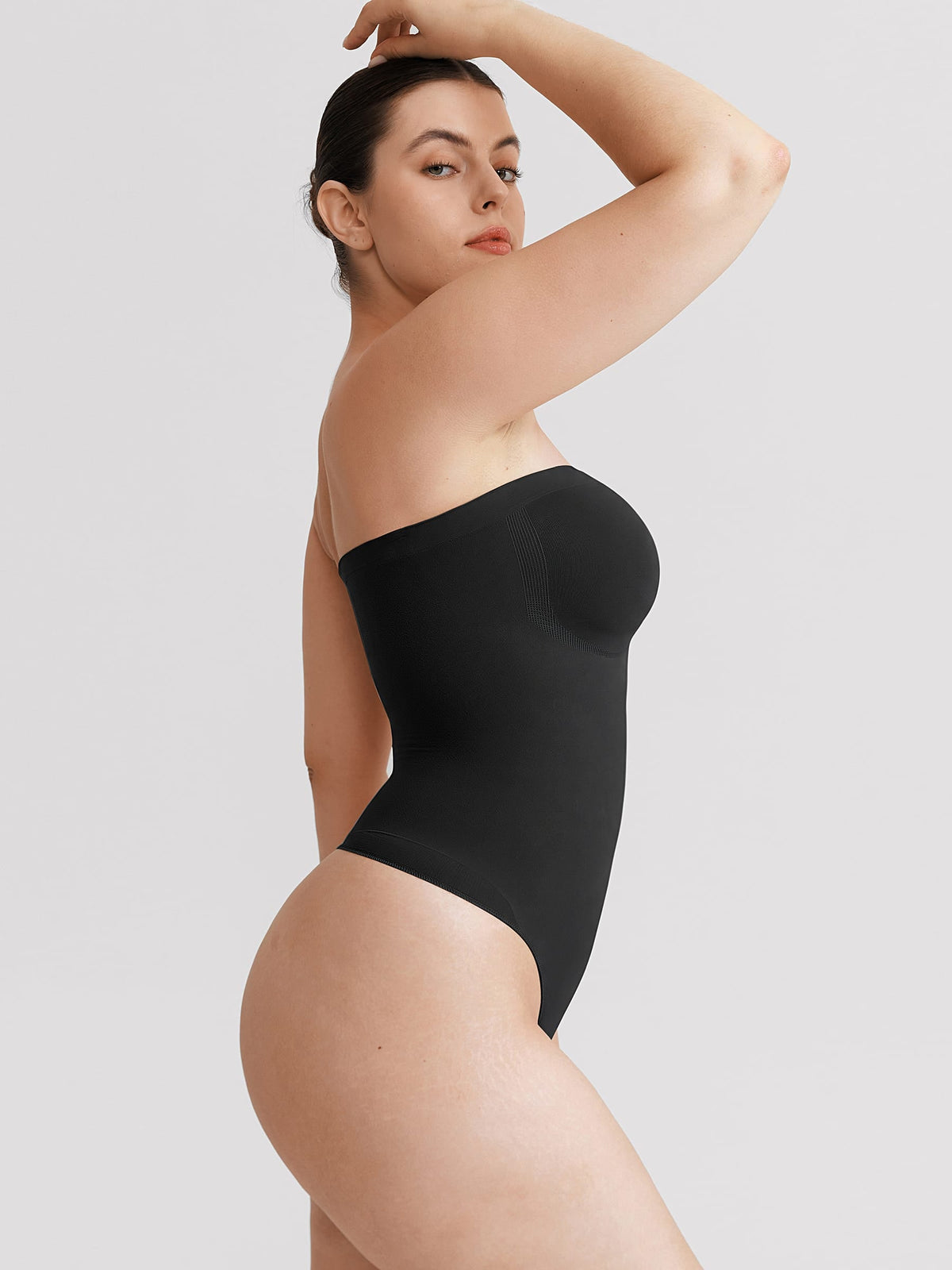 Seamless Strapless Tummy Control Thong Bodysuit