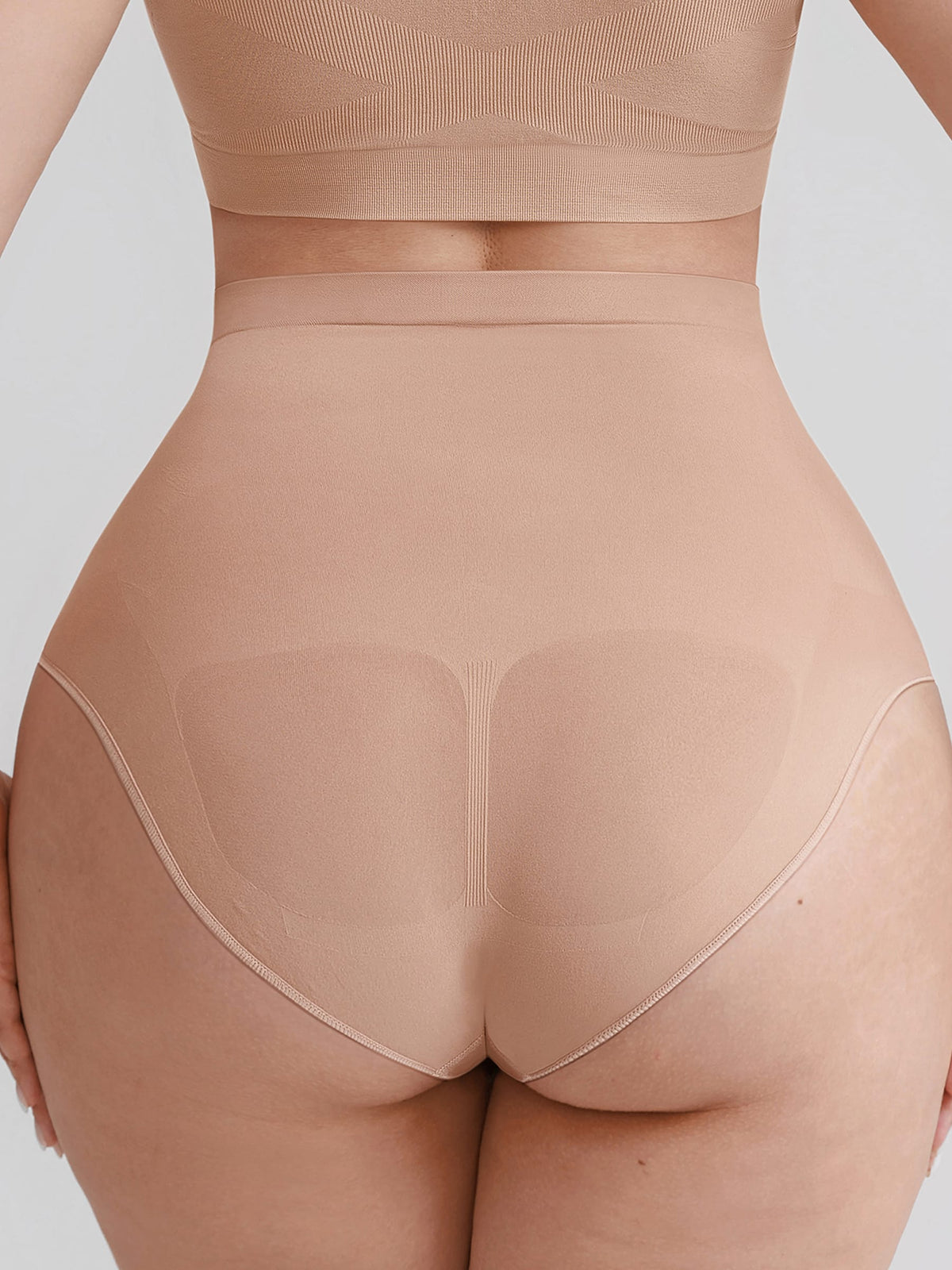 Seamless High-Waisted Tummy Control Shaping Briefs