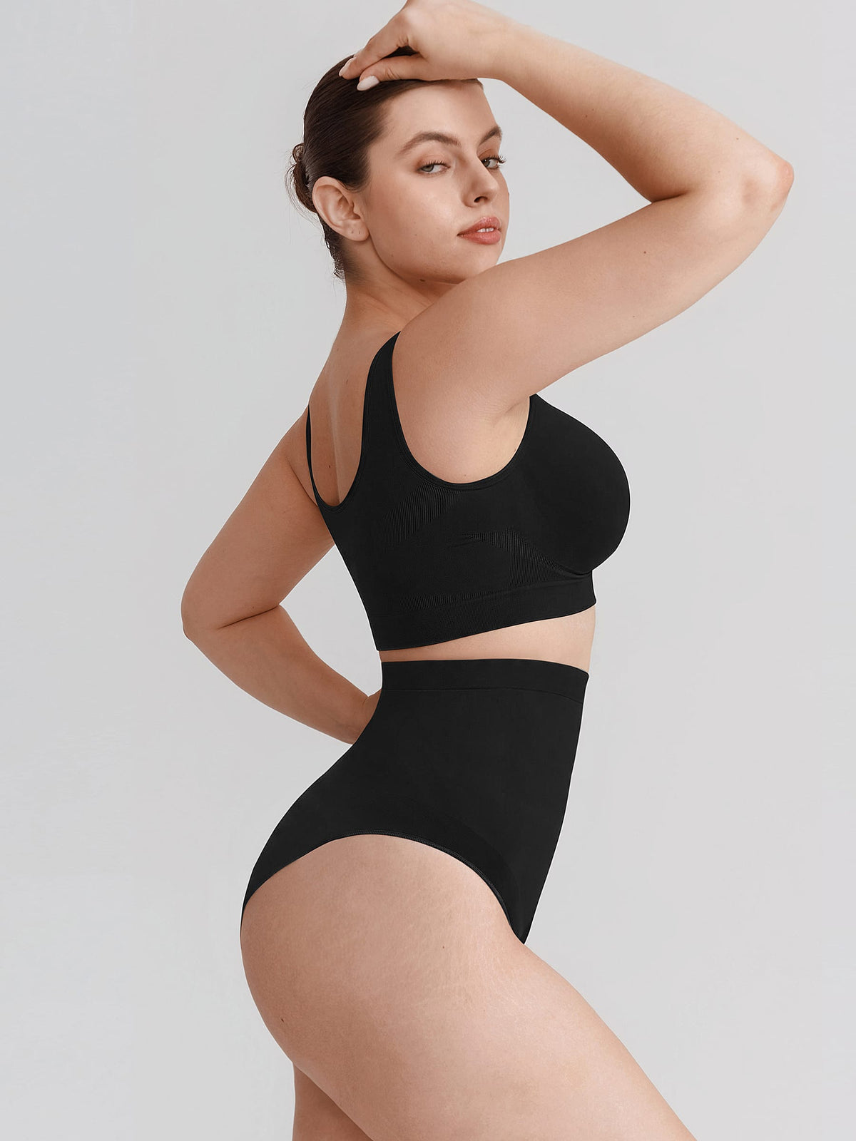 Seamless High-Waisted Tummy Control Shaping Briefs