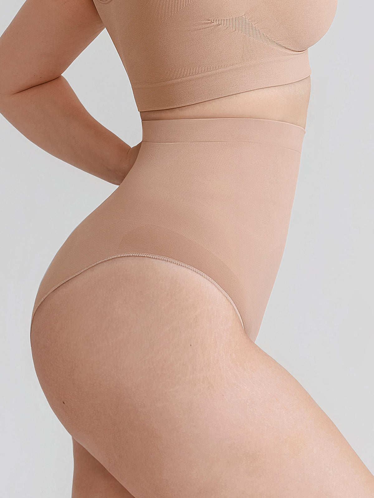 Seamless High-Waisted Tummy Control Shaping Briefs