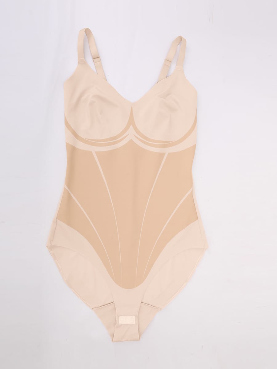 Liquid LYCRA™ V-Neck Shaping Bodysuit