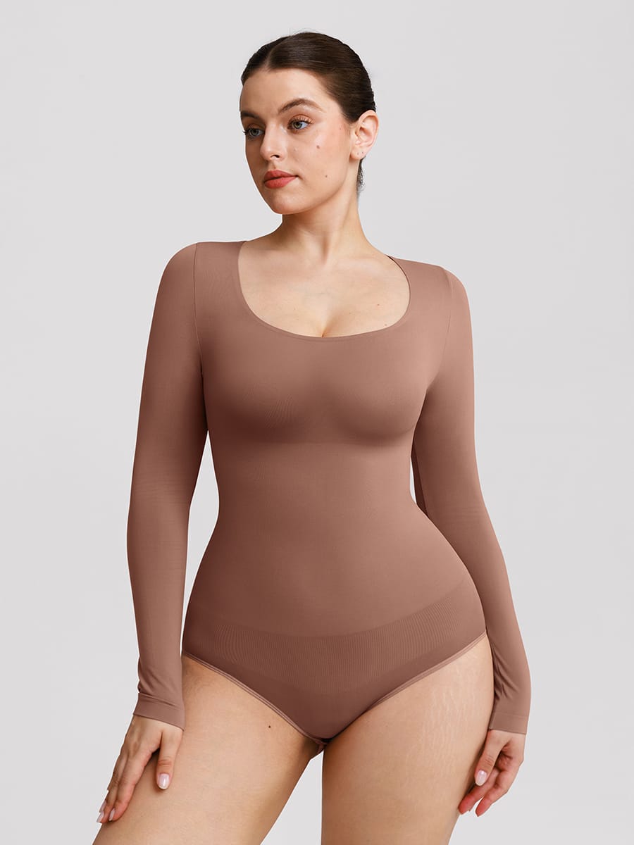 Butter-Soft Scoop-Neck Shaping Bodysuit