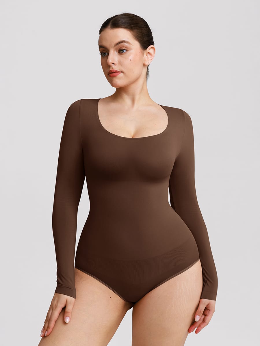 Butter-Soft Scoop-Neck Shaping Bodysuit
