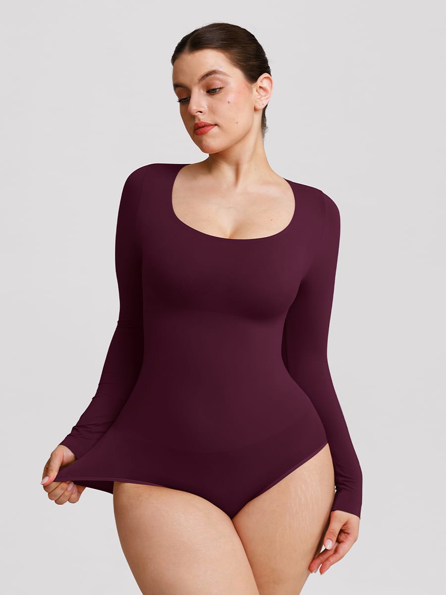 Butter-Soft Scoop-Neck Shaping Bodysuit