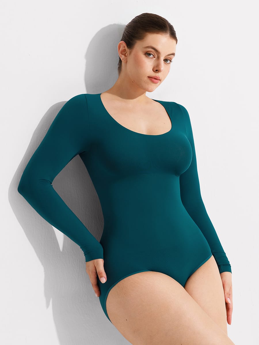 Butter-Soft Scoop-Neck Shaping Bodysuit