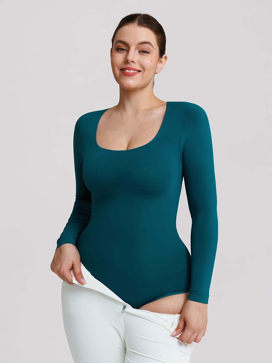 Butter-Soft Scoop-Neck Shaping Bodysuit