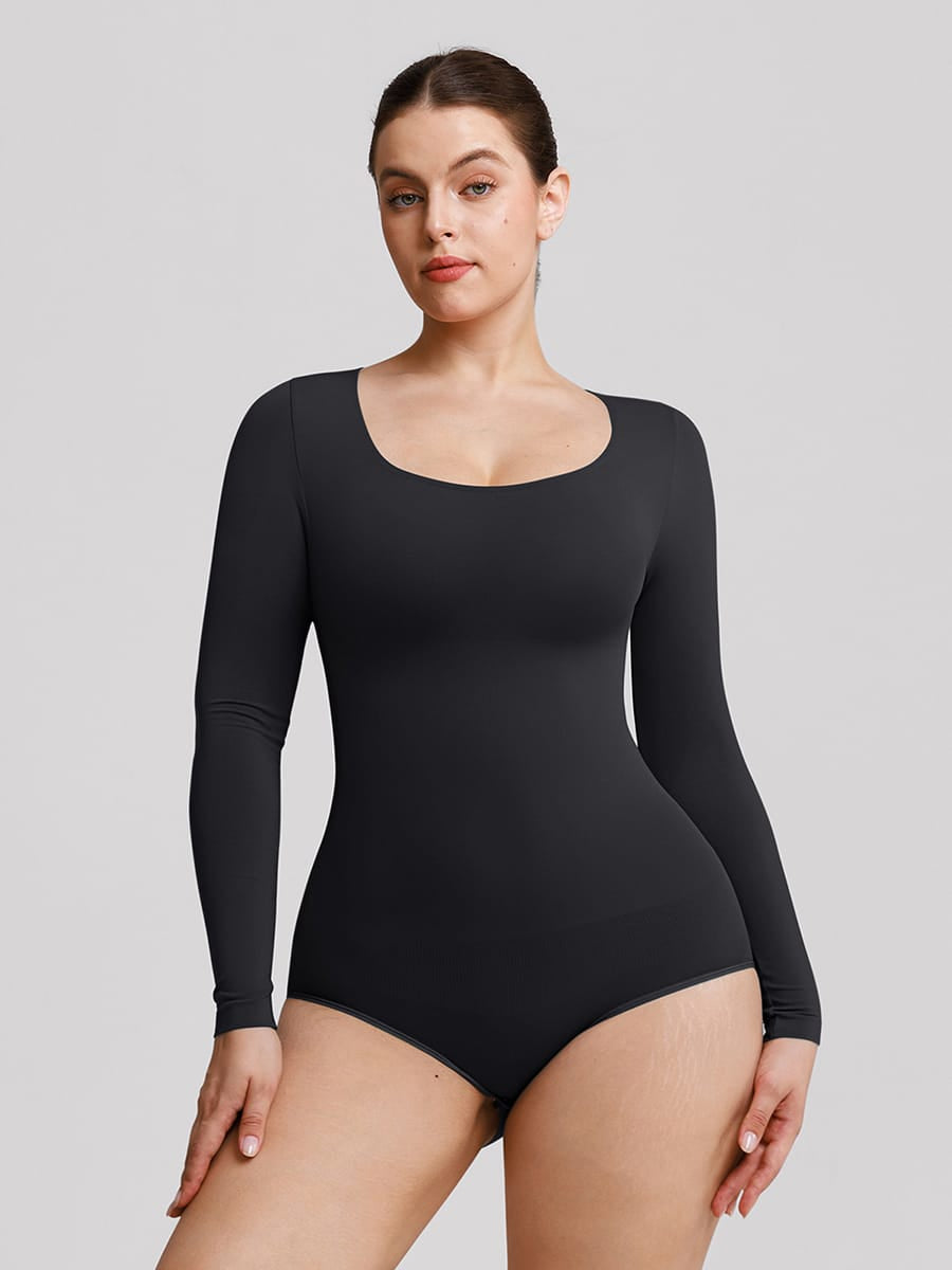 Butter-Soft Scoop-Neck Shaping Bodysuit
