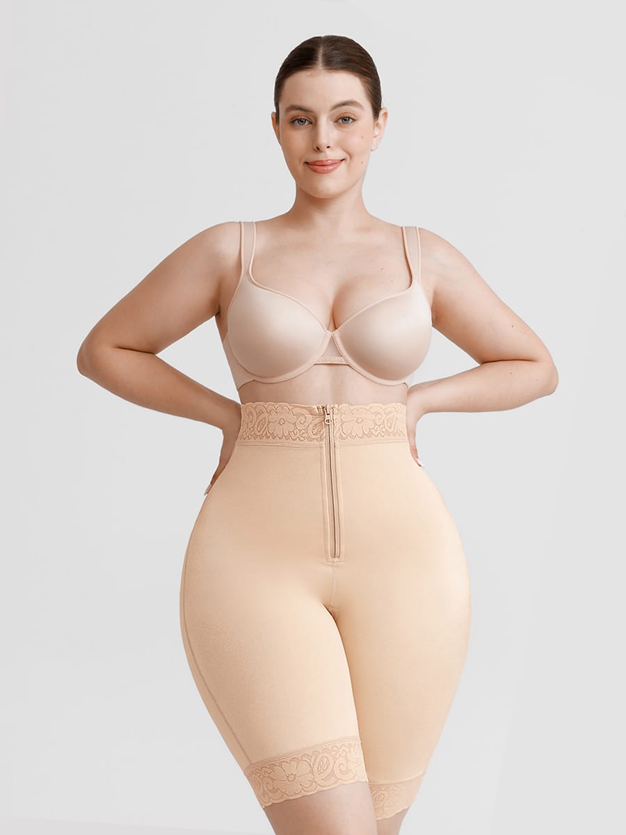 High-Waisted Medium-Control Shaping Boyshorts