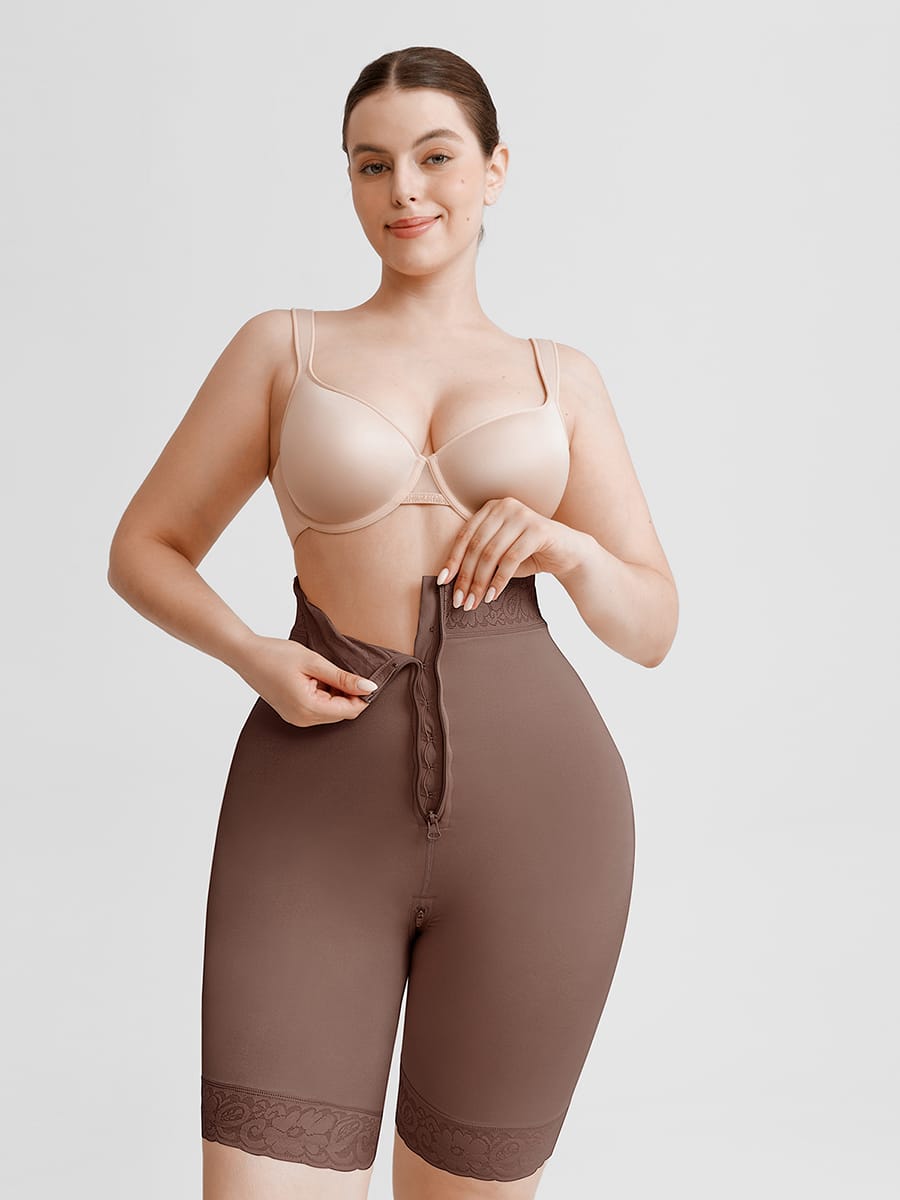 High-Waisted Medium-Control Shaping Boyshorts