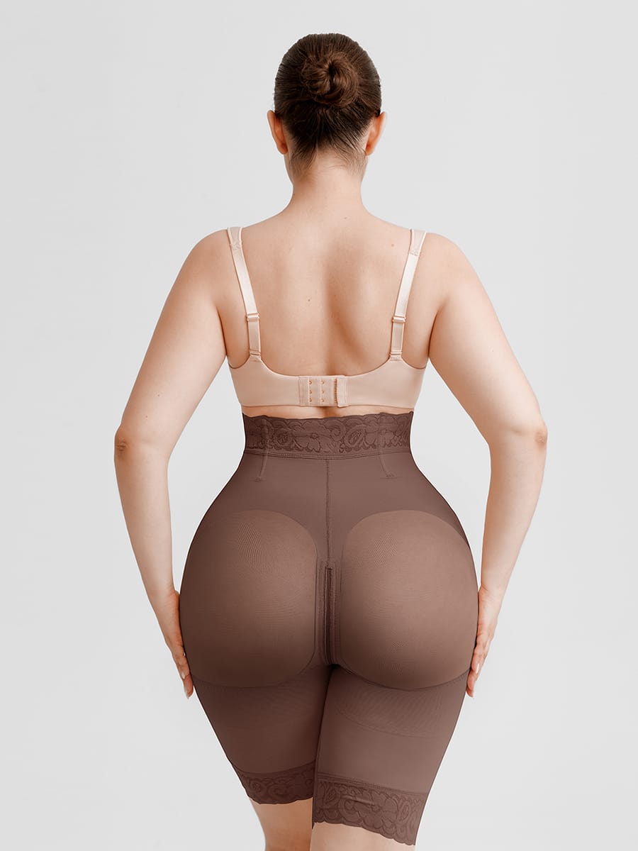 High-Waisted Medium-Control Shaping Boyshorts