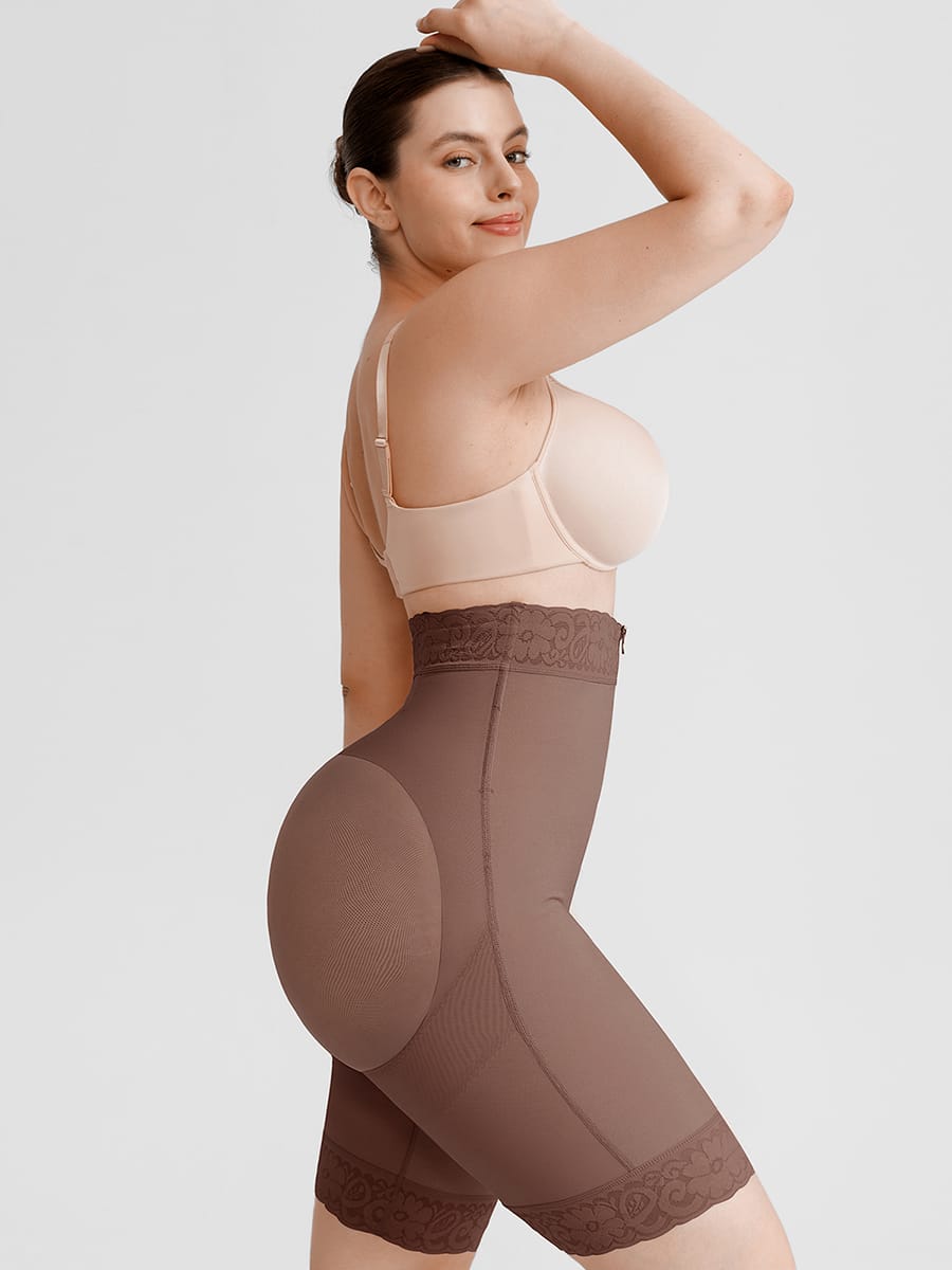 High-Waisted Medium-Control Shaping Boyshorts
