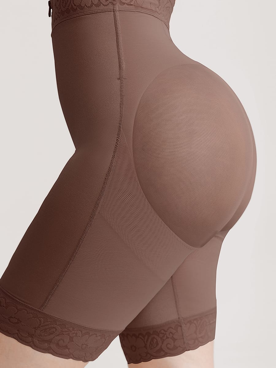 High-Waisted Medium-Control Shaping Boyshorts