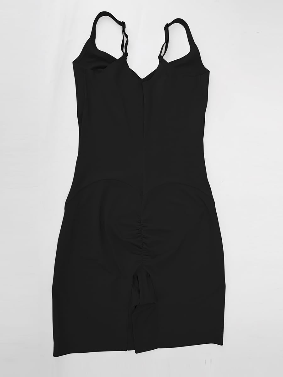 Liquid LYCRA™ V-Neck Shaping Boyshort Bodysuit