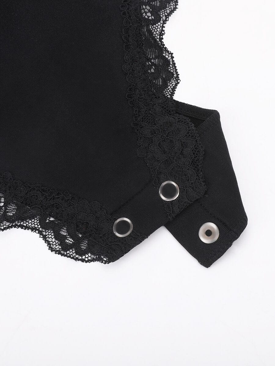 Seamless Lace Cami Thong Shaping Bodysuit