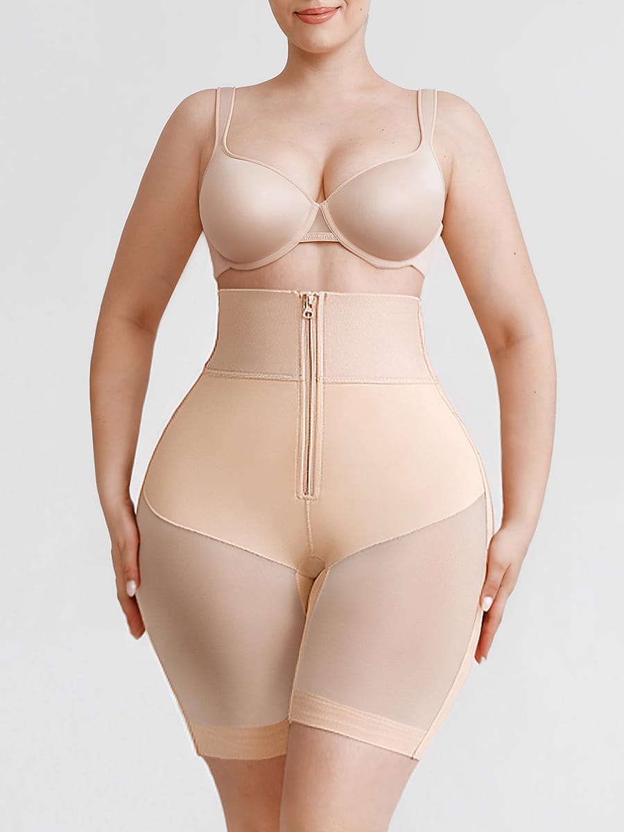 Tummy Control Shaper with Removable Hip Pads