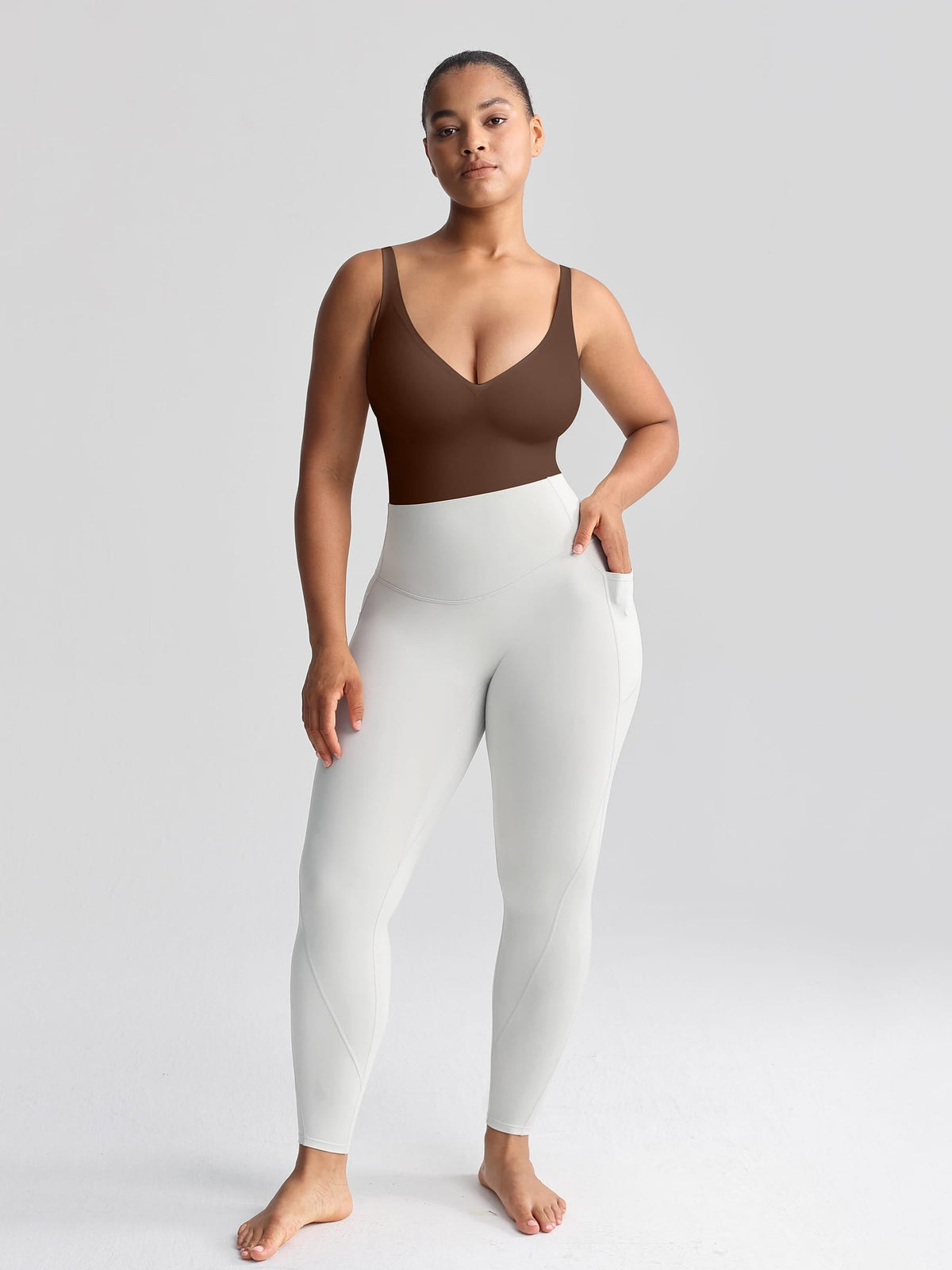 Unlined Plunge Thong Bodysuit