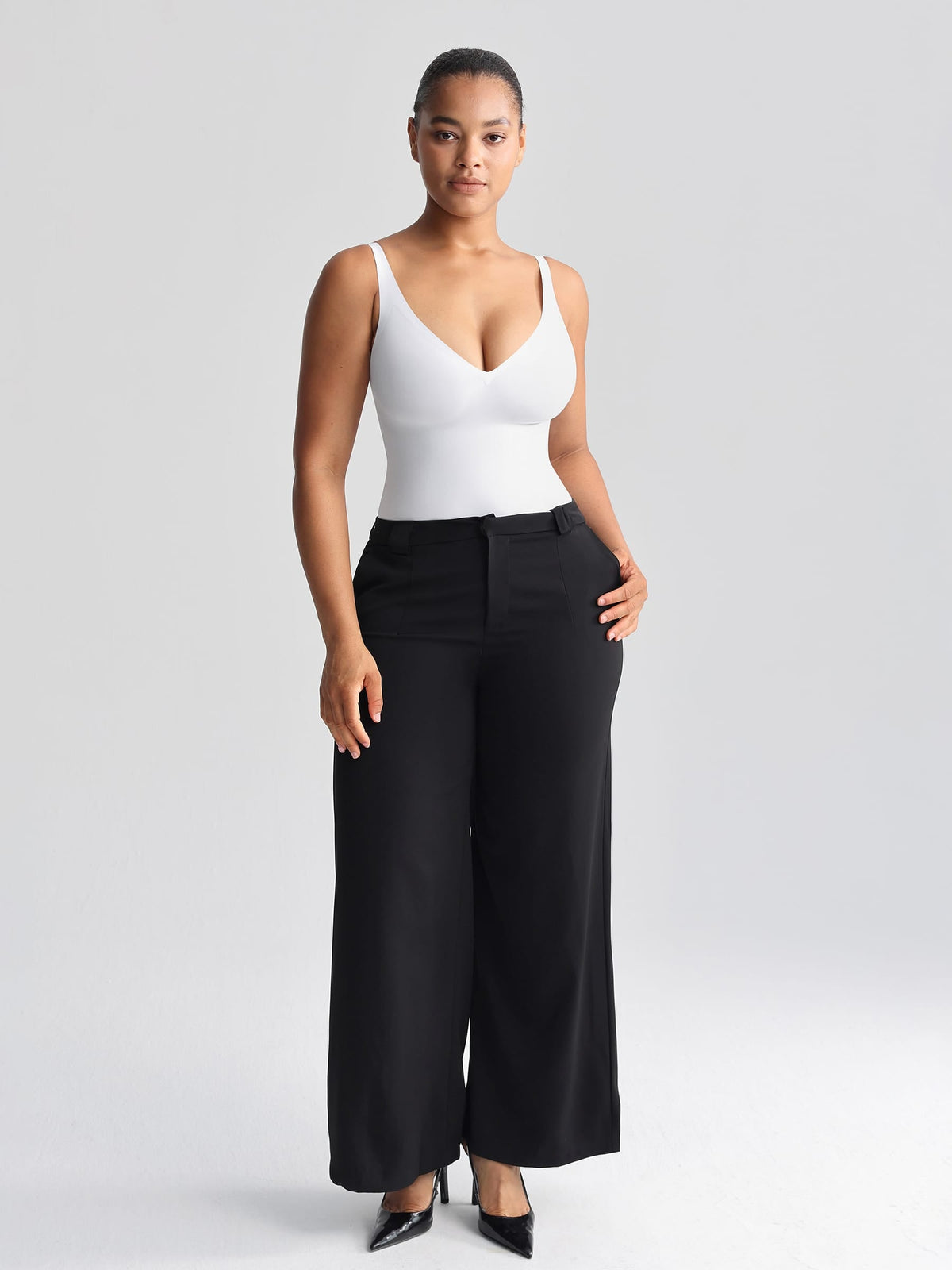 Unlined Plunge Thong Bodysuit