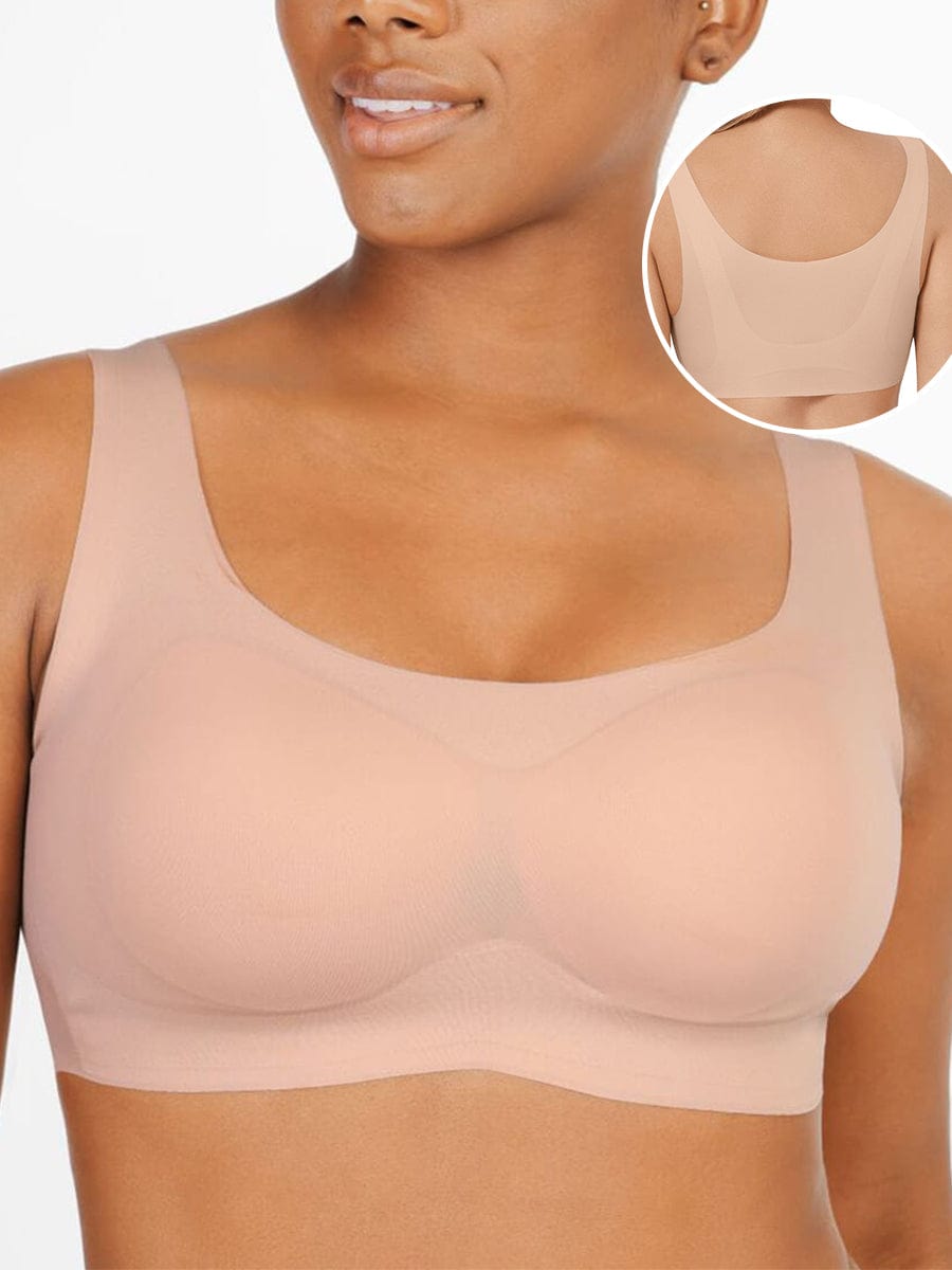 Soutien-gorge sans armatures à maintien souple