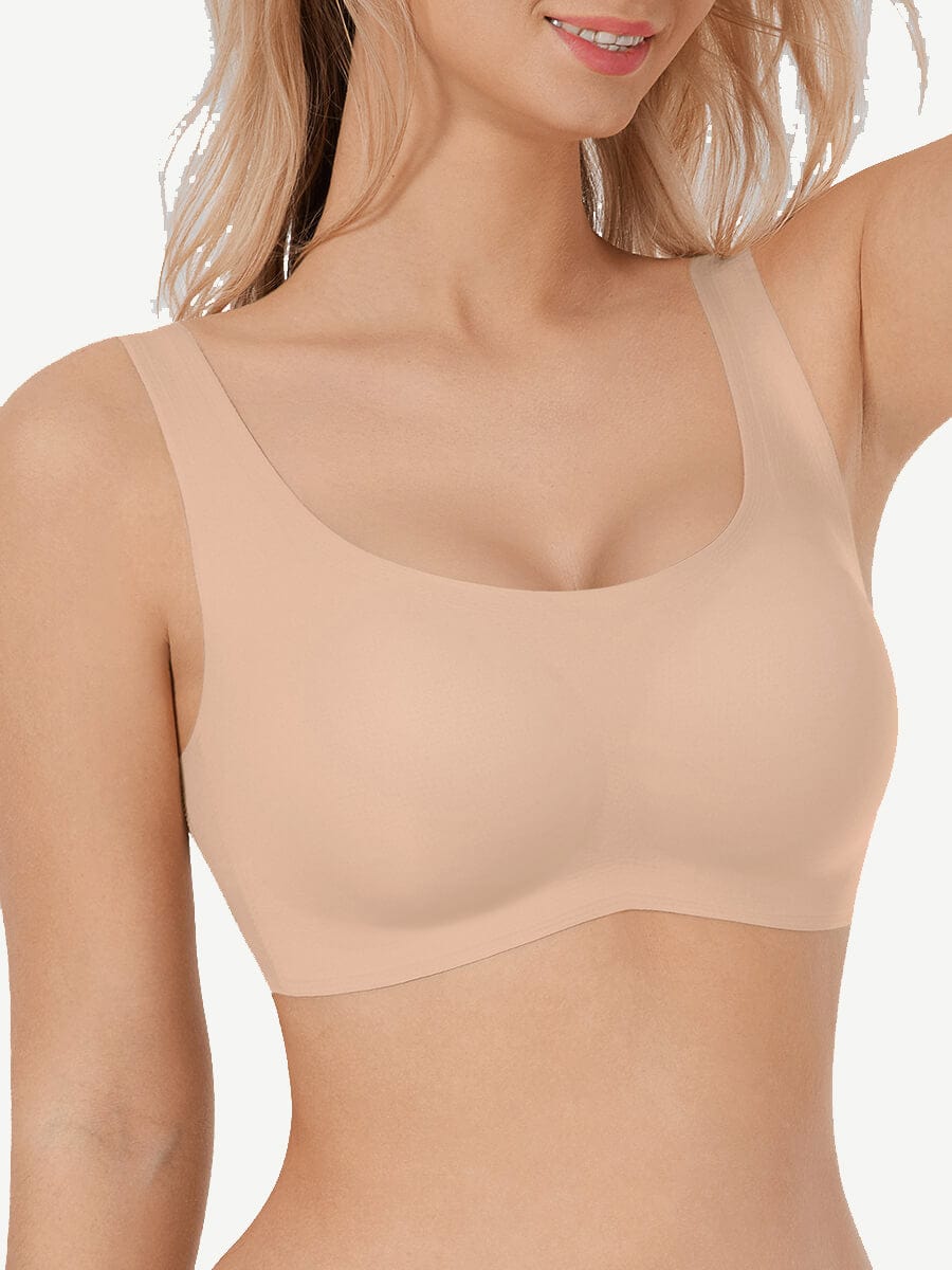 Soutien-gorge sans armatures à maintien souple