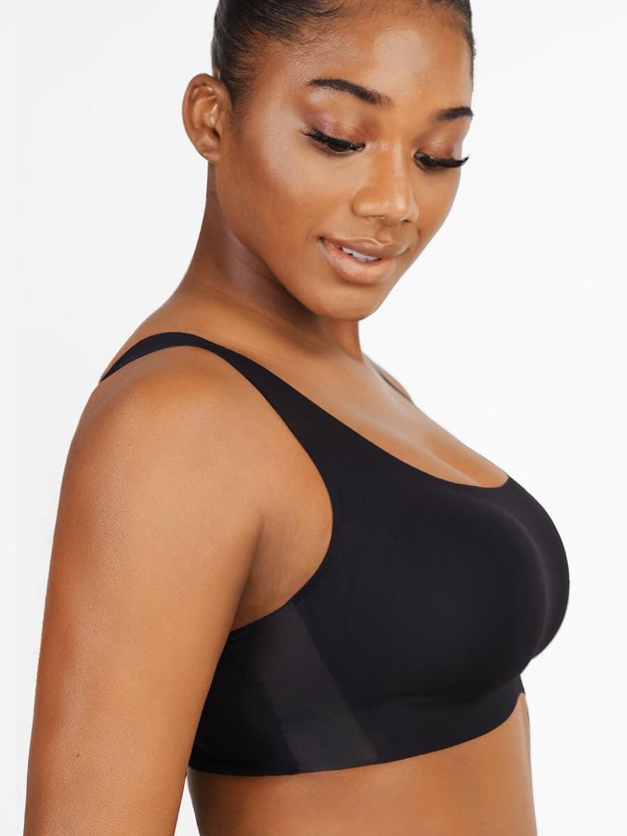 Soutien-gorge sans armatures à maintien souple