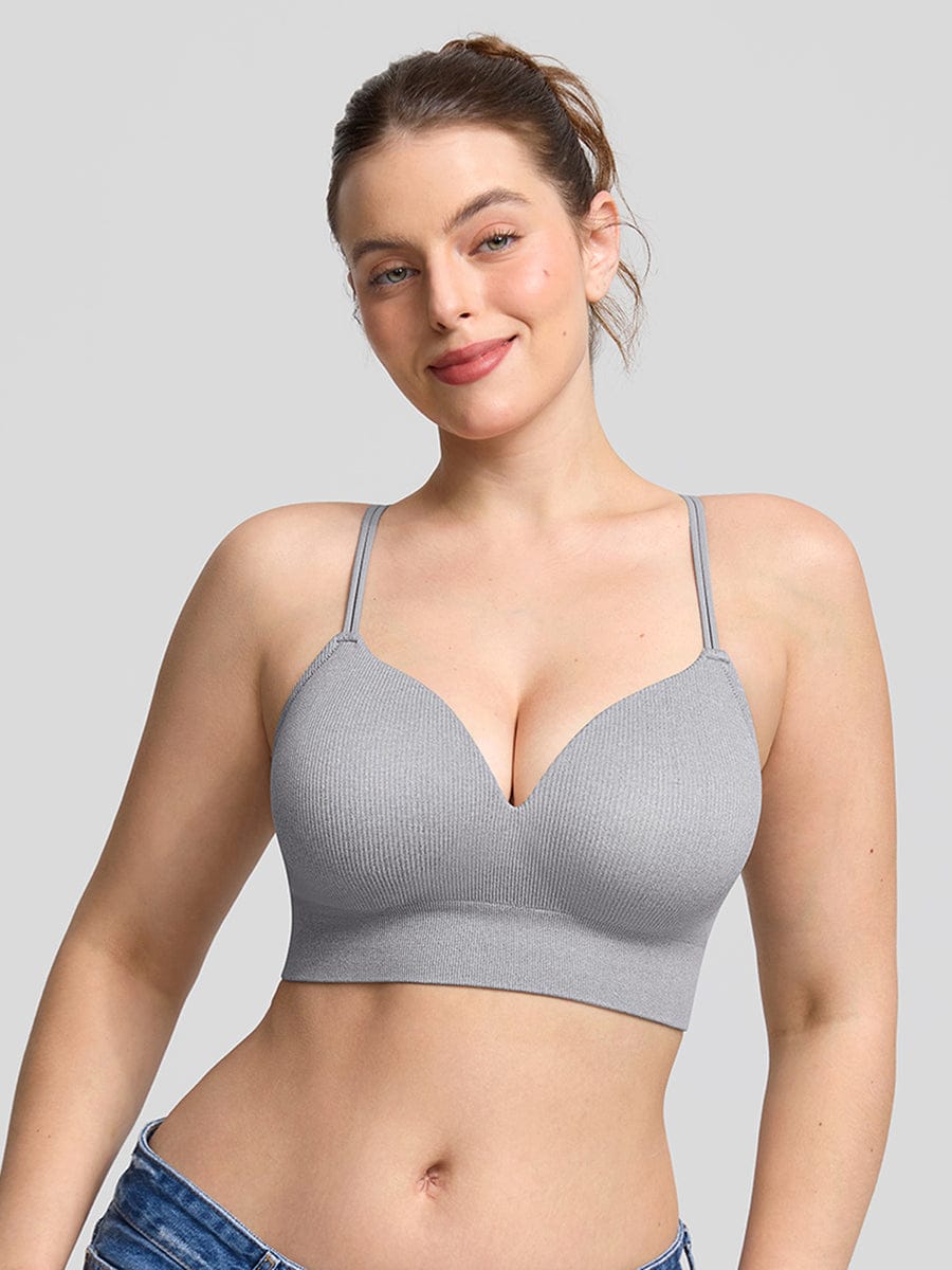 Seamless wireless demi T-shirt bra — image 11