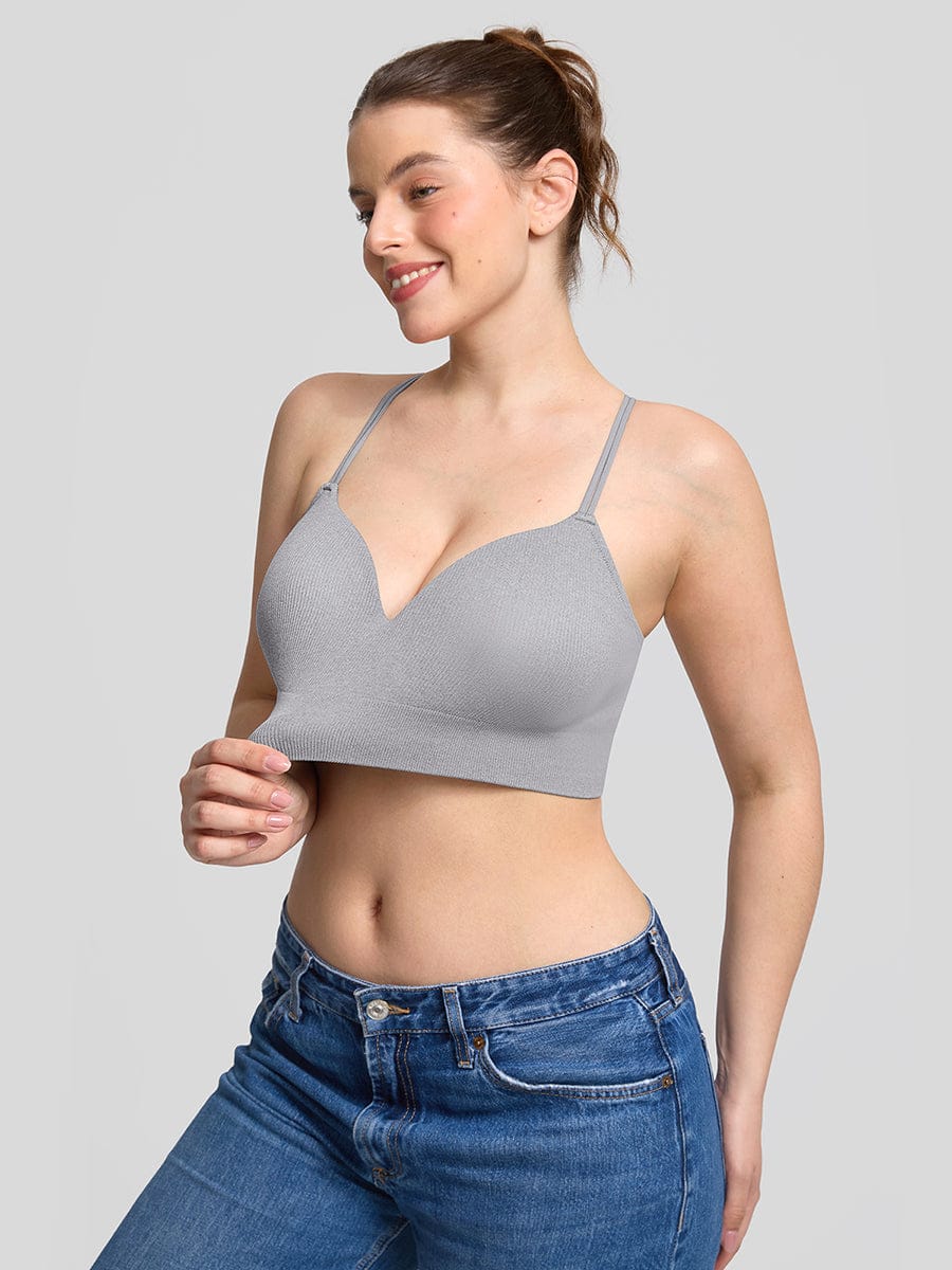 Seamless wireless demi T-shirt bra — image 14