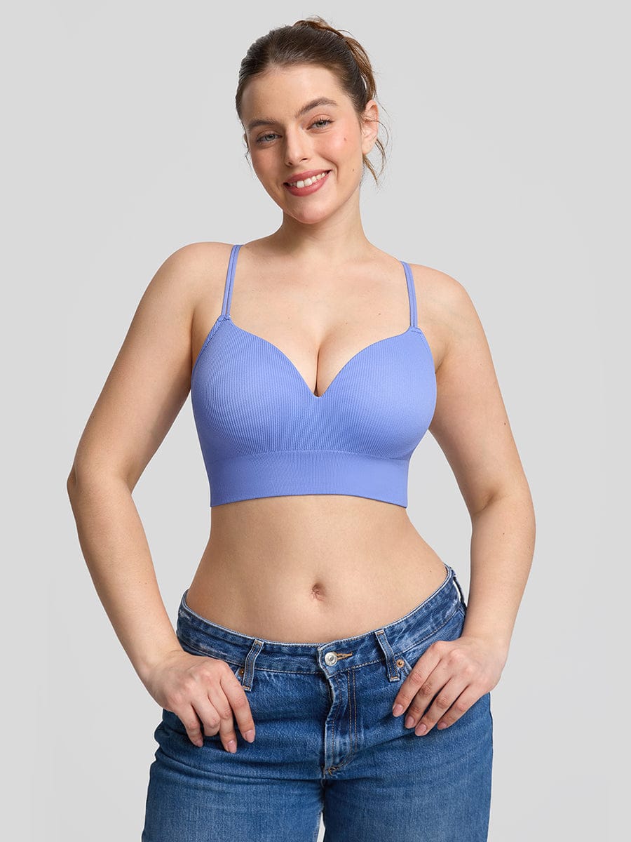 Seamless wireless demi T-shirt bra — image 3