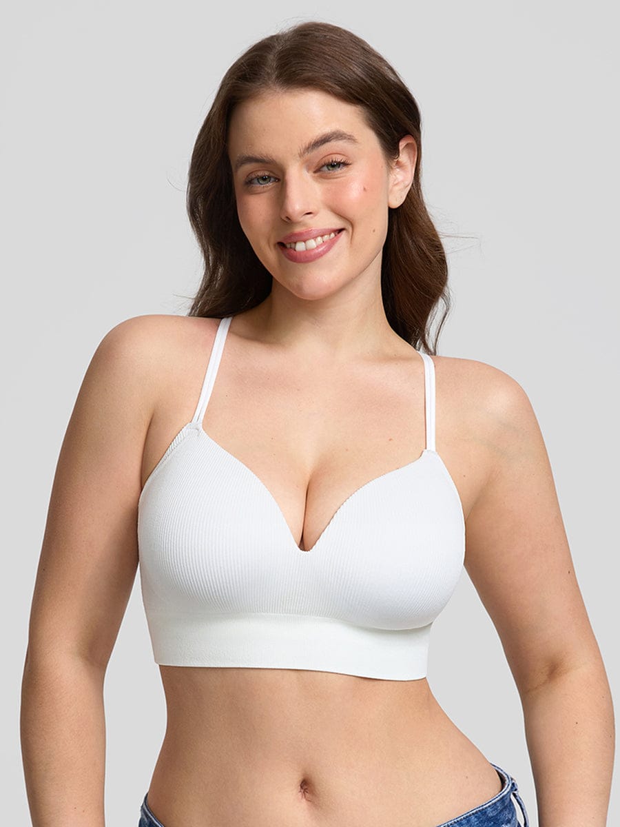 Seamless wireless demi T-shirt bra — image 30