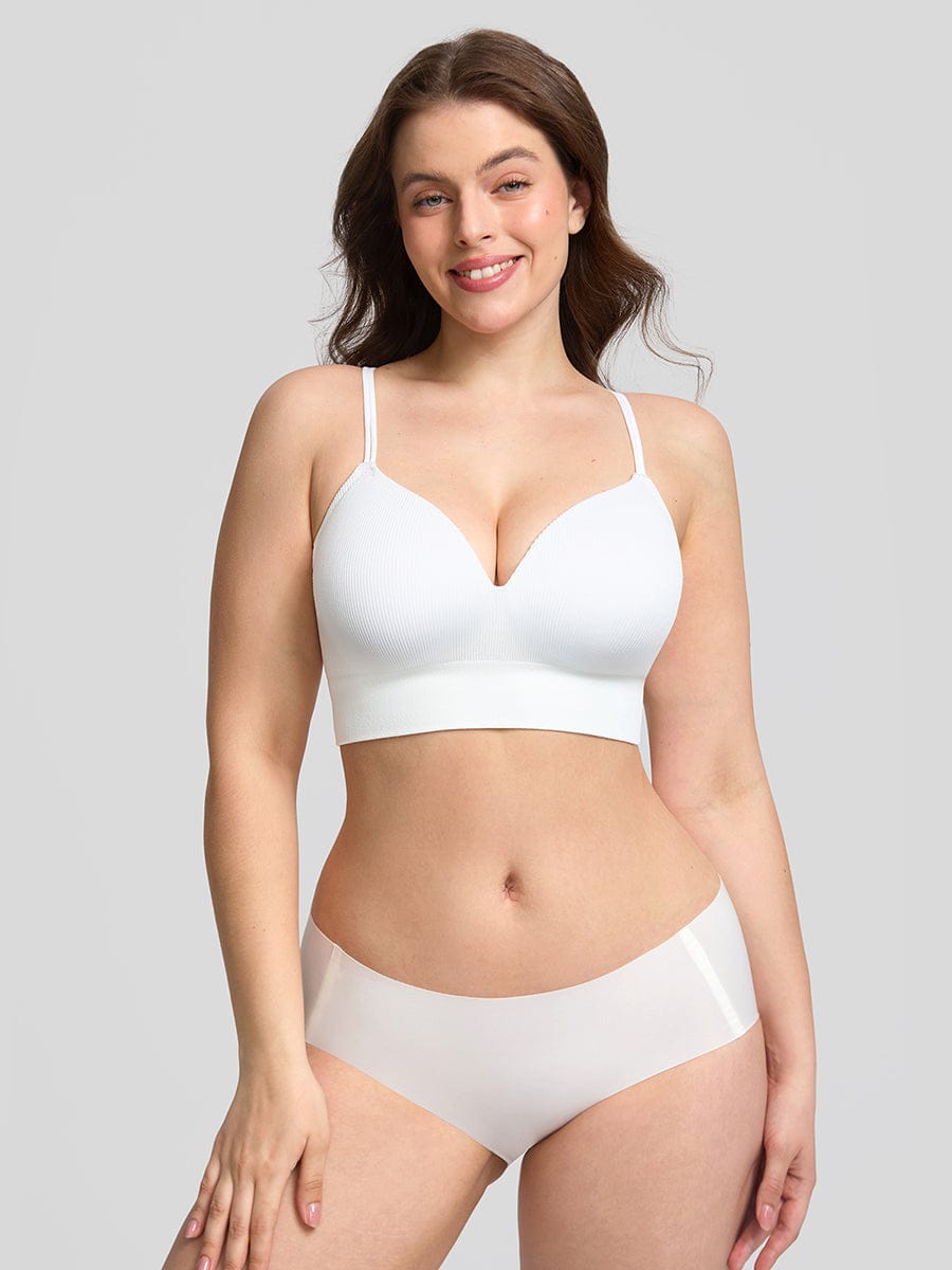 Seamless wireless demi T-shirt bra — image 34