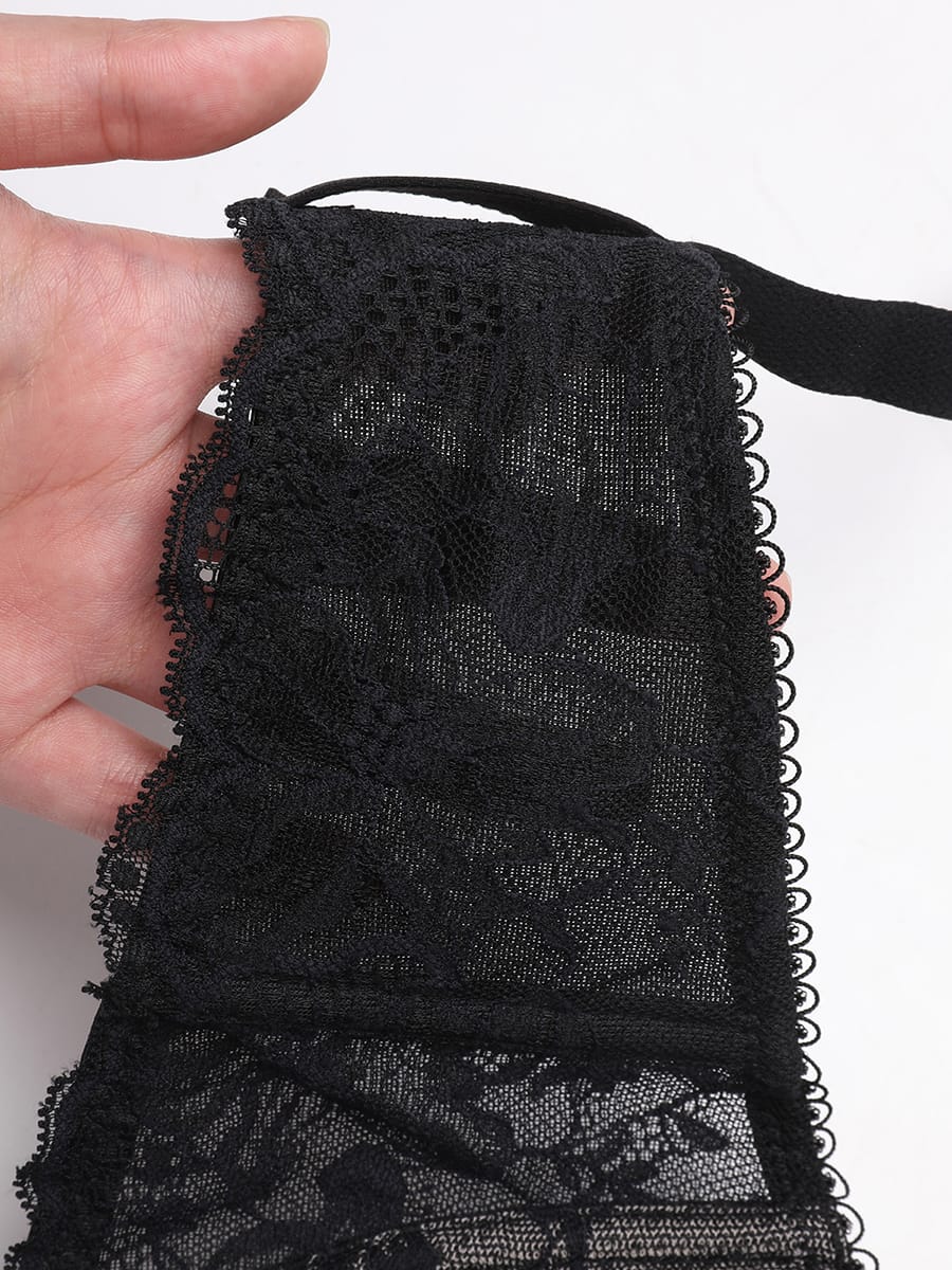 Soutien-gorge en dentelle florale – vue 19