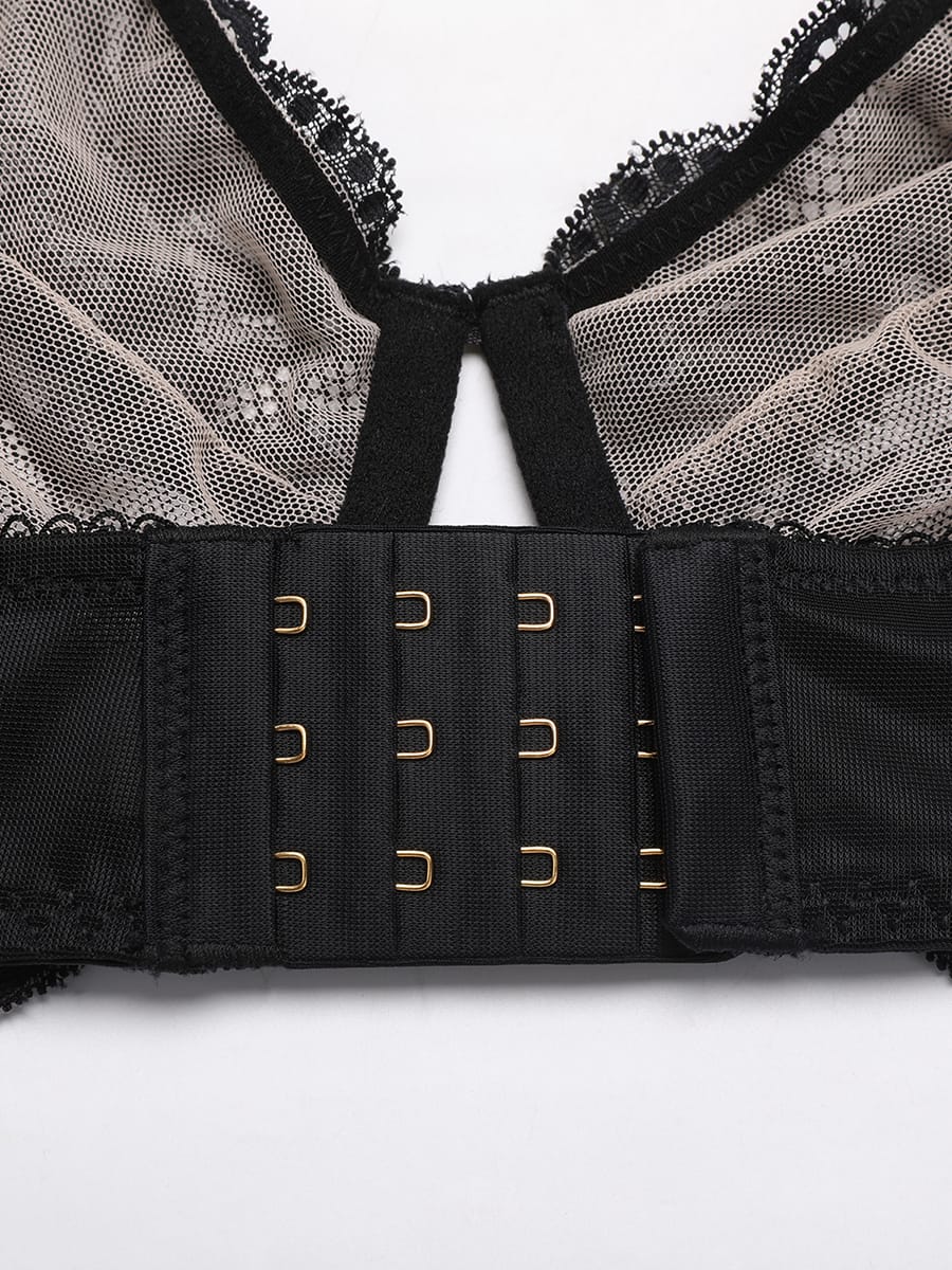 Soutien-gorge en dentelle florale – vue 18