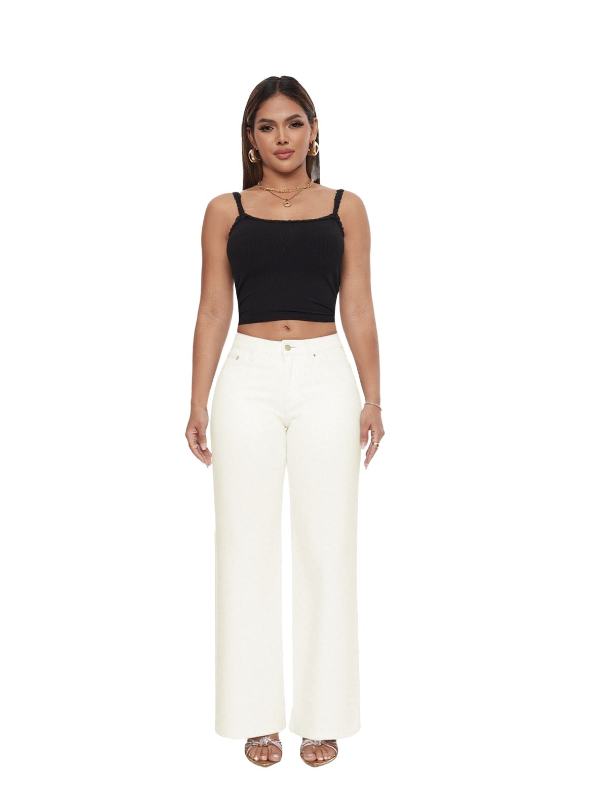 Jean stretch évasé remonte-fesses — Butt-lifting stretch flare jeans