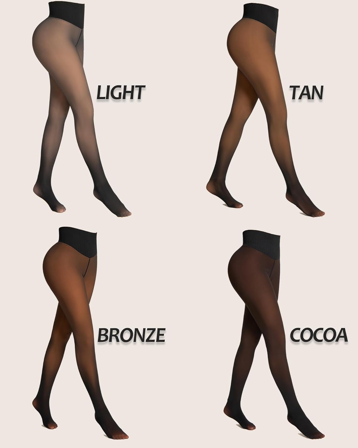 Collant hiver doublé polaire — Fleece-lined winter tights
